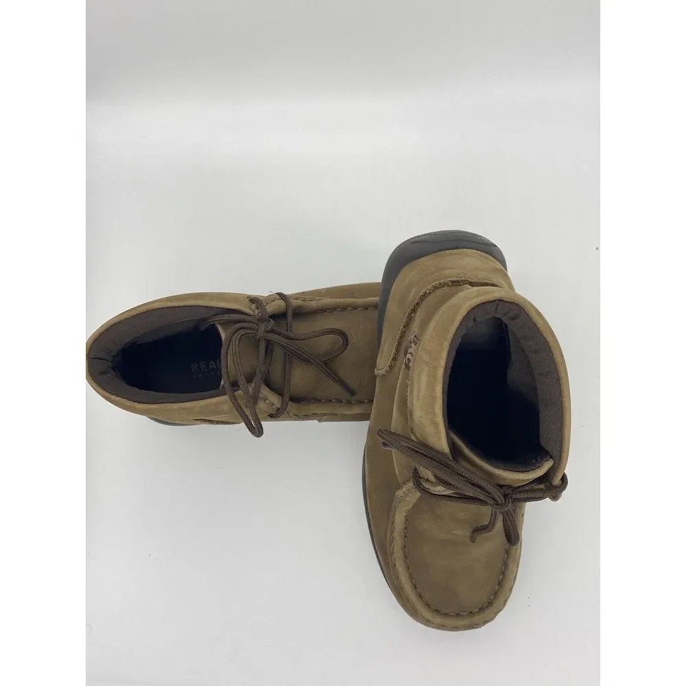 Kenneth Cole Reaction Driving Dawson Dark Brown Leather‎ Shoe/Boot Size 1